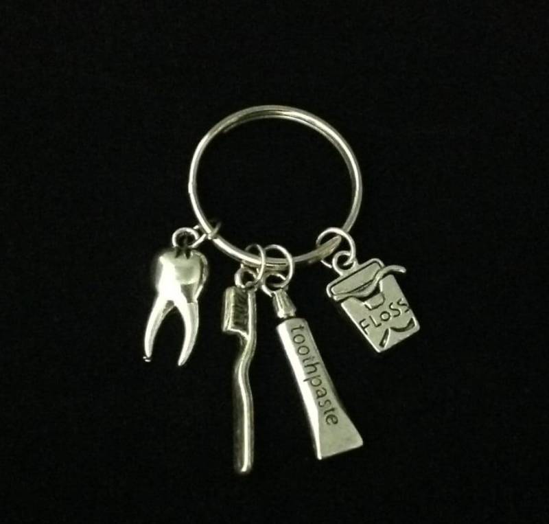 Zahnarzt Schlüsselanhänger, Zahnarzthelfer Geschenk Für Studenten Zahnarzt Schlüsselanhänger, Zahnarzthelfer Geschenk Für Studenten von studiobytheshore