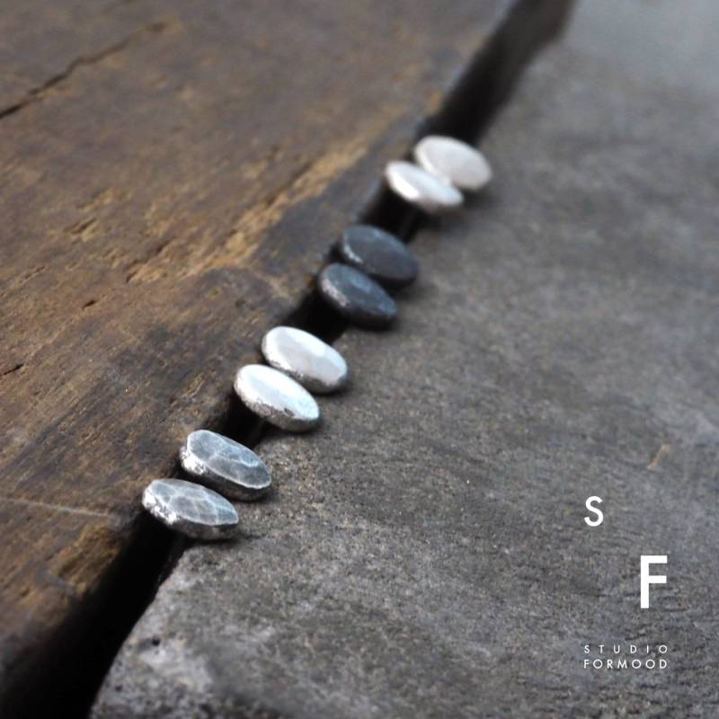 Minimal Ohrstecker - Sterling Silber 925, Handgefertigt Jeden Tag & Geschenk Für Sie von studioformood