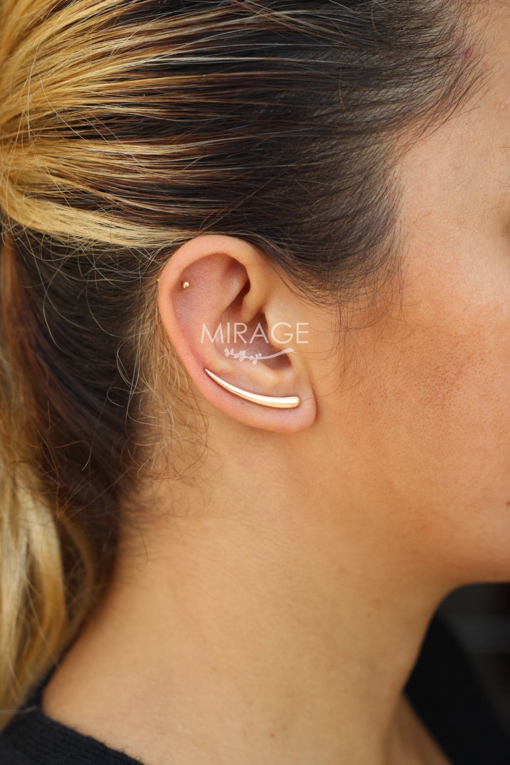 14K Gold Geweih Ohr Kletterer Sterling Silber Boho Ohrmanschetten 14K Gold Geweih Ohr Kletterer Sterling Silber Boho Ohrmanschetten von studiomirage