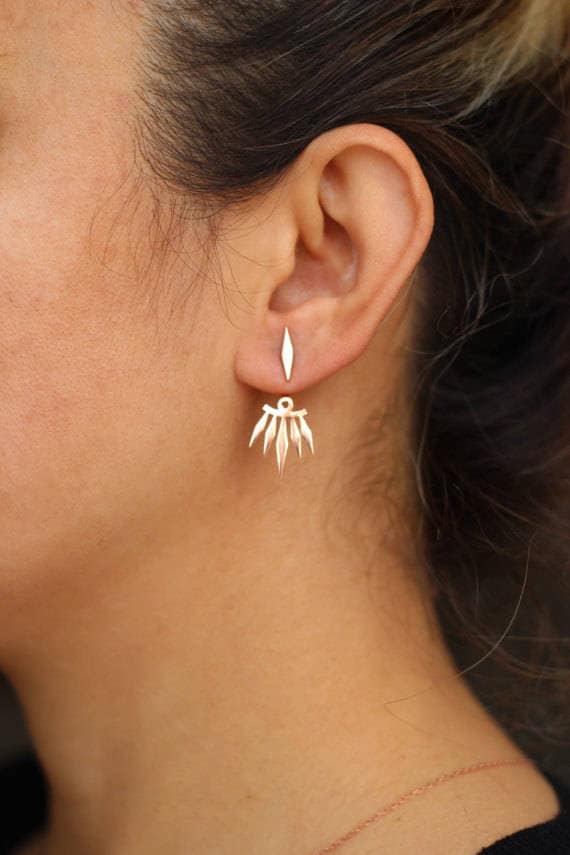 Böses Auge Ear Jacket/14K Gold Böses Auge Ear Jacket/14K Gold von studiomirage