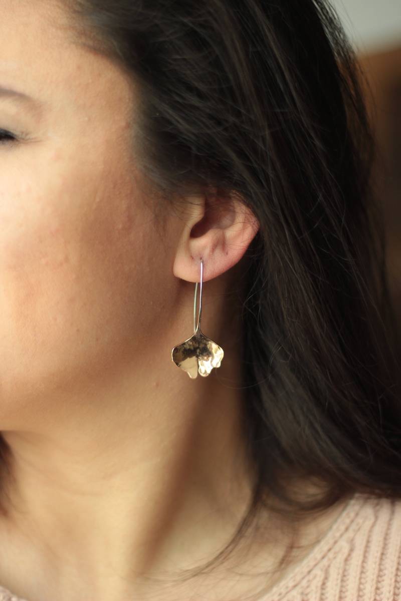 Ginkgo Biloba Ohrringe/Silberschmuck Paar Ginkgo Biloba Ohrringe/Silberschmuck Paar von studiomirage