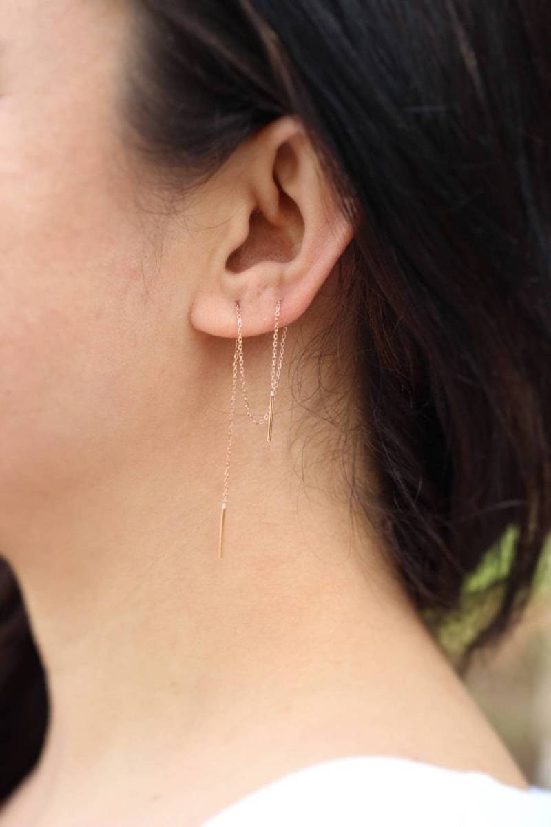 Lange Einfädler Ohrringe/Paar Lange Einfädler Ohrringe/Paar von studiomirage