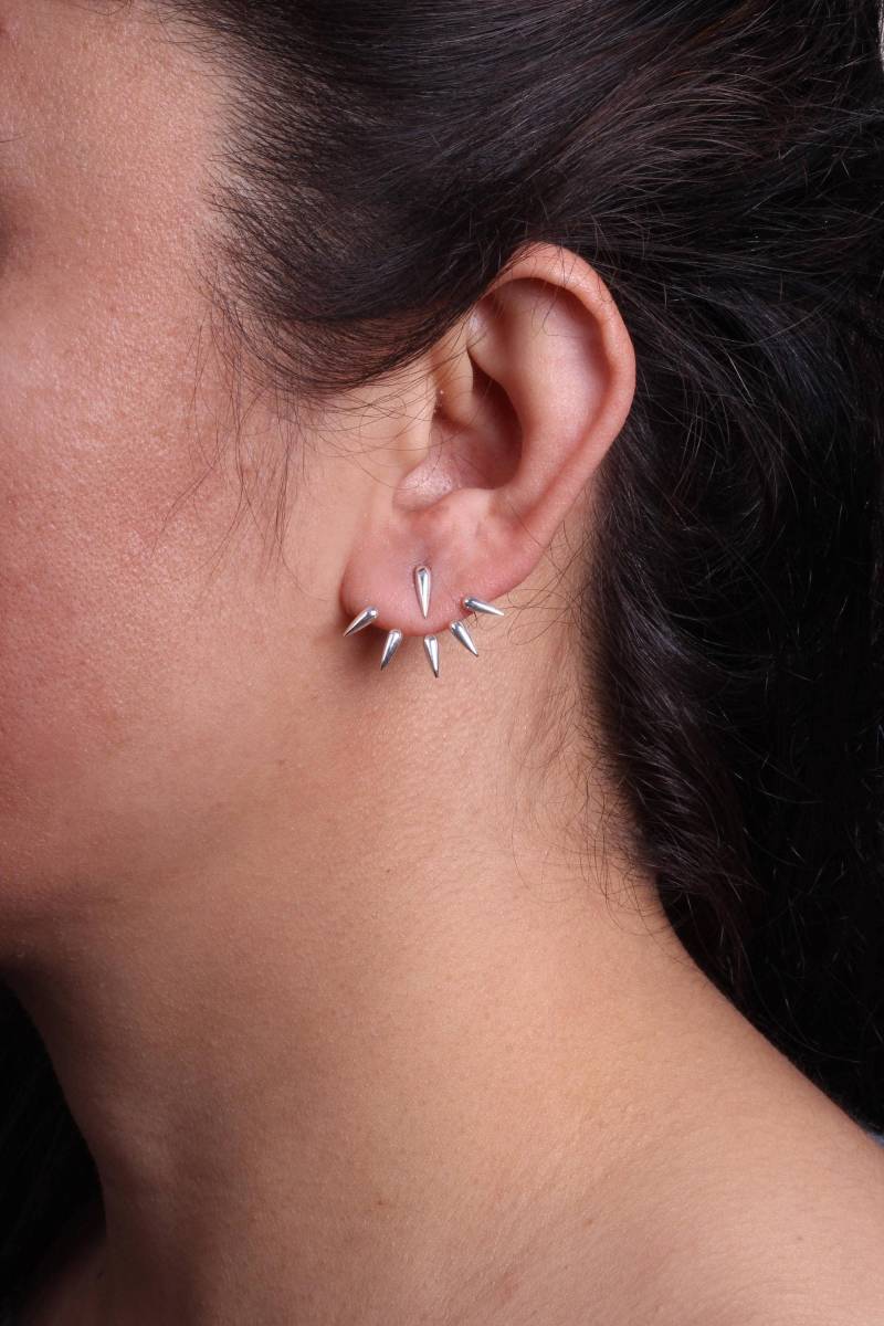 Punk Spike Ohrstecker/sterling Silber Paar von studiomirage