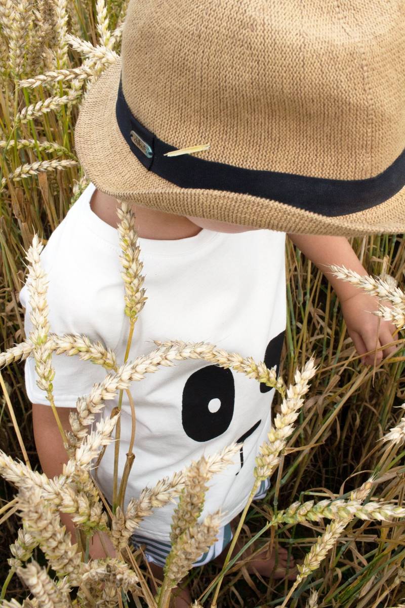 Wunschbrunnen | Shirt "Panda" Weiß von studiowunschbrunnen