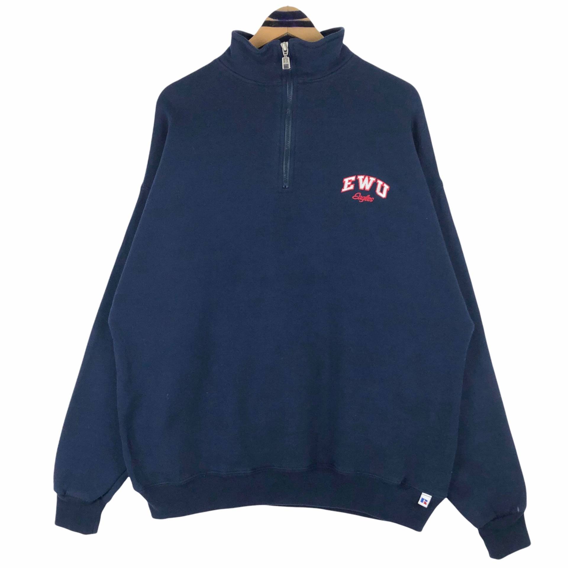 Vintage Eastern Washington University Eagles Crewneck Pullover Sweatshirt Stickerei Oversized Russell Athletic Ncaa Collegiate Size Xxl von stuffofnatureandarts