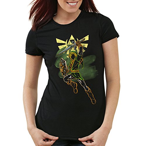 style3 Adventure Link Damen T-Shirt Game Gamer, Größe:S von style3