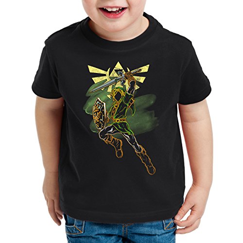 style3 Adventure Link Kinder T-Shirt Game Gamer, Größe:116 von style3