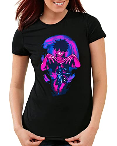 style3 Blue Dabi Damen T-Shirt Superhero Japan Academia Manga, Größe:M von style3