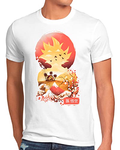 style3 Capsule Corp Herren T-Shirt super Dragon Saiyan dbs Ball z gt, Größe:M von style3