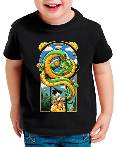 style3 Capsule Corp T-Shirt für Kinder super Dragon Saiyan dbs Ball z gt, Größe:104 von style3