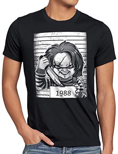 style3 Chucky 1988 Herren T-Shirt Halloween Horror Puppe, Größe:M von style3