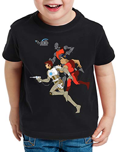 style3 Comet Besatzung T-Shirt für Kinder Anime Raumschiff Captain, Größe:116 von style3