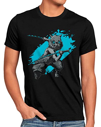 style3 Dark Inosuke Herren T-Shirt Demon Anime Japan Manga, Größe:XL von style3