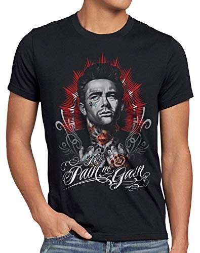 style3 Dean Tattoo Herren T-Shirt James Rock tätowiert Biker usa, Größe:XL von style3