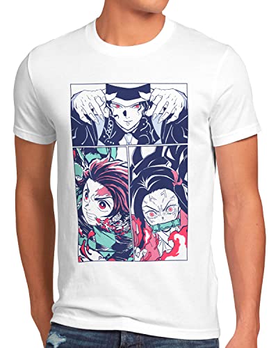 style3 Defeat Demons Herren T-Shirt Demon Anime Japan Manga, Größe:L von style3
