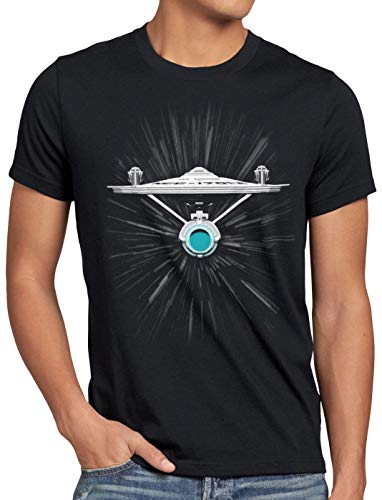 style3 Enterprise Warp Herren T-Shirt ncc-1701 Trekkie Kirk spok, Größe:XL von style3