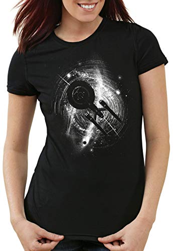 style3 Enterprise in Space Damen T-Shirt NCC-1701 Trekkie Trek, Größe:S von style3