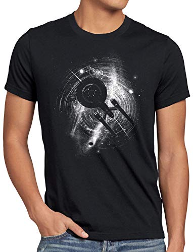 style3 Enterprise in Space Herren T-Shirt NCC-1701 Trekkie Trek, Größe:5XL von style3