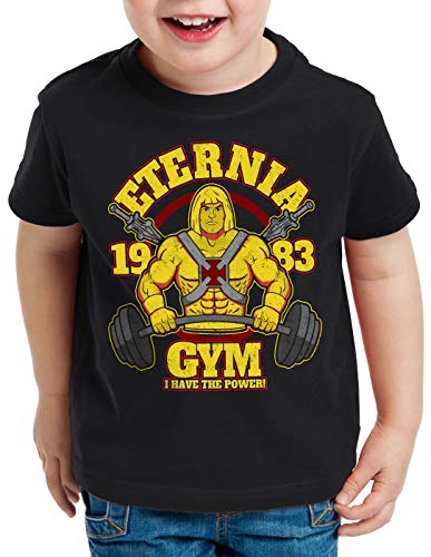 style3 Eternia Fitness T-Shirt für Kinder Fitness Studio he Universe Man, Größe:116 von style3
