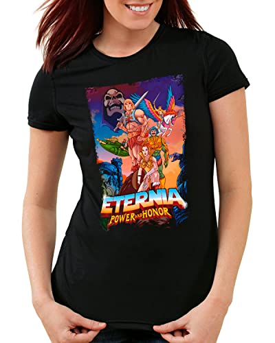 style3 Eternia Legacy Damen T-Shirt he Master Universe Man Anime, Größe:XL von style3