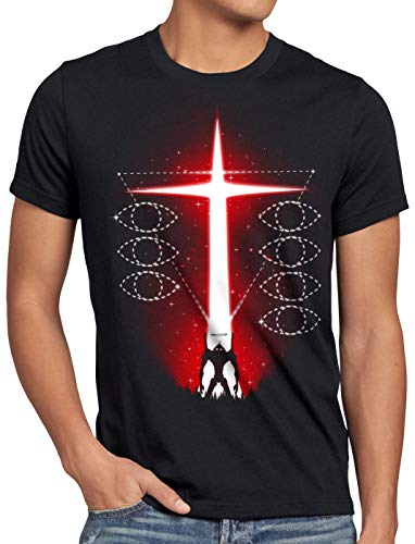 style3 Evangelion Resurrection Herren T-Shirt Engel Anime japanisch, Größe:L von style3