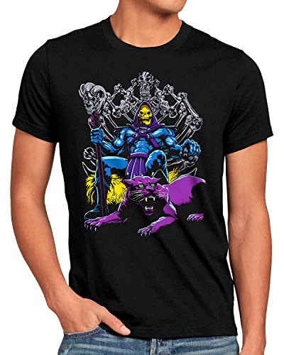 style3 Evil Panthor Herren T-Shirt he Master Universe Man Anime, Größe:S von style3