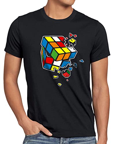 style3 Explodierender Zauberwürfel Herren T-Shirt Sheldon, Größe:L von style3