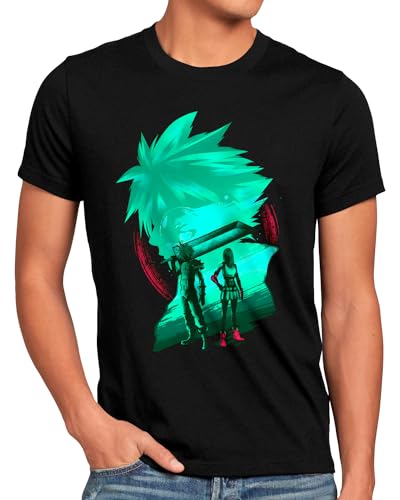 style3 Fantasy Team Herren T-Shirt Anime Cloud Choco-BO Sephiroth, Größe:L von style3