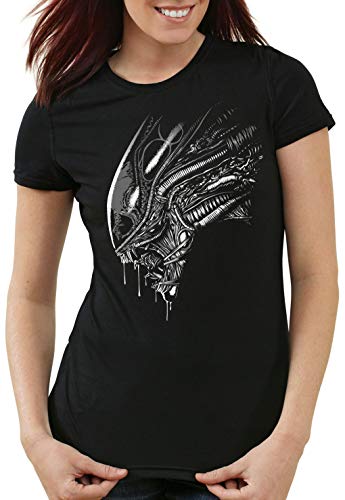 style3 Fear in Space Damen T-Shirt Xenomorph Alien Ripley, Größe:L von style3