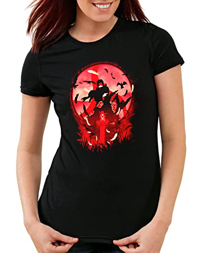 style3 Flying Fox Damen T-Shirt Ninja Anime Manga Cosplay Kakashi Hatake, Größe:L von style3