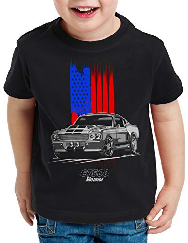 style3 GT500 Eleanor T-Shirt für Kinder Stars and Stripes usa, Größe:152 von style3
