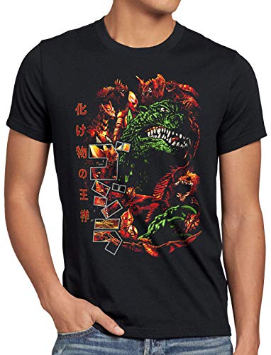 style3 Gojira Classic Herren T-Shirt Monster Kaiju Japan Nippon Tokio Tokyo, Größe:5XL von style3