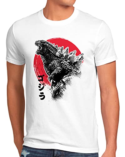 style3 Gojira Roar Herren T-Shirt Japan Monster Nippon Tokio Tokyo, Größe:XL von style3