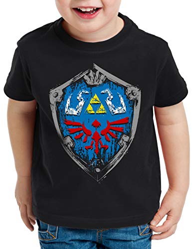 style3 Hylia-Schild T-Shirt für Kinder link Hyrule Gamer, Größe:152 von style3