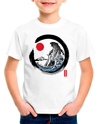 style3 Inked Gojira T-Shirt für Kinder Japan Monster Nippon Tokio Tokyo, Größe:152 von style3