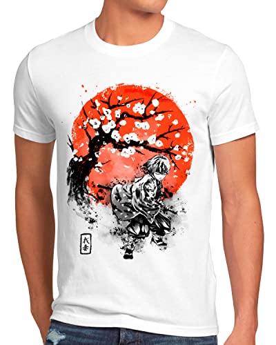 style3 Inked Thunder Herren T-Shirt Demon Anime Japan Manga, Größe:M von style3