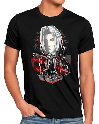 style3 Jenova Sephiroth Herren T-Shirt Anime Cloud Choco-BO Sephiroth, Größe:5XL von style3