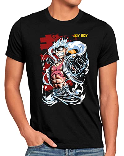 style3 Joy Boy Over Herren T-Shirt Piece Anime Manga Luffy Cosplay, Größe:L von style3