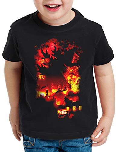 style3 Kaiju Fire T-Shirt für Kinder Monster Nippon Gojira Tokio, Größe:164 von style3