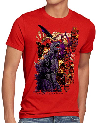 style3 King Ghidorah Herren T-Shirt Gojira Japanisches Monster Nippon Tokio, Größe:L von style3