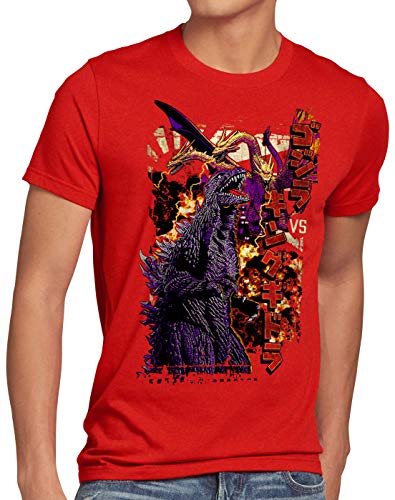 style3 King Ghidorah Herren T-Shirt Gojira Japanisches Monster Nippon Tokio, Größe:M von style3