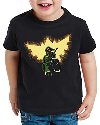 style3 Link T-Shirt für Kinder elda SNES NES Legend Ocarina, Größe:164 von style3