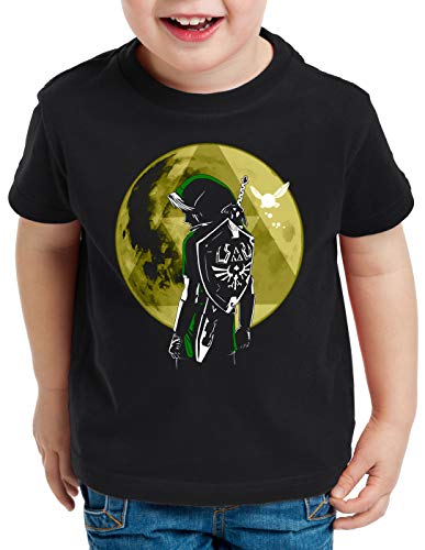style3 Link Triforce Mond T-Shirt für Kinder Switch Prinzessin Awakening, Größe:116 von style3