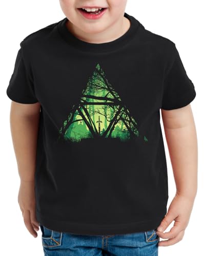 style3 Nature Triforce T-Shirt für Kinder link Hyrule Gamer, Größe:128 von style3