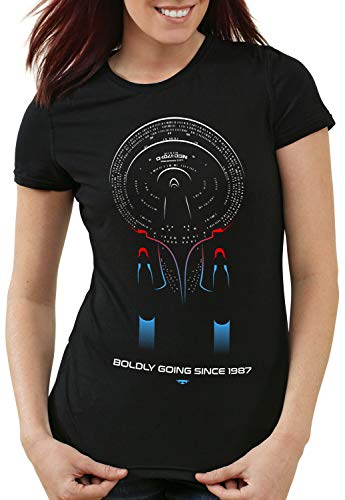 style3 Next Generation Damen T-Shirt Trek Trekkie Enterprise, Größe:S von style3