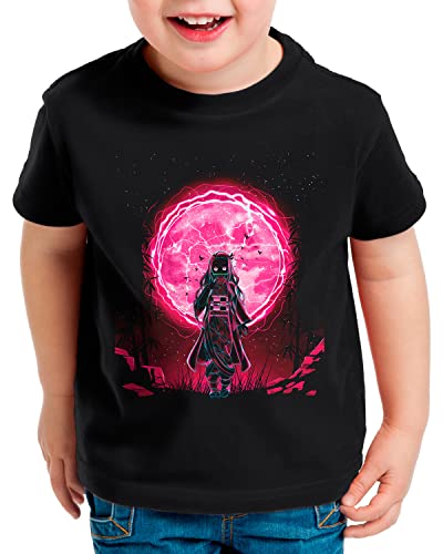 style3 Nezuko Kimetsu T-Shirt für Kinder Demon Anime Japan Manga, Größe:152 von style3