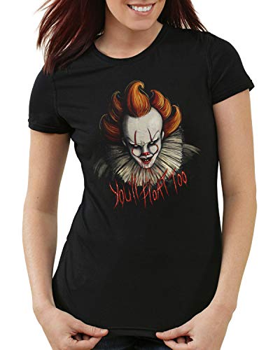 style3 Not Another Clown Damen T-Shirt Pennywise es, Größe:L von style3