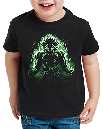 style3 Notorious Broly T-Shirt für Kinder Roshi Ball z Roshi Son-Goku, Größe:140 von style3