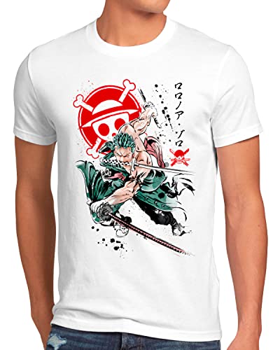 style3 Pirate Hunter Herren T-Shirt Piece Anime Manga Luffy Cosplay, Größe:XL von style3