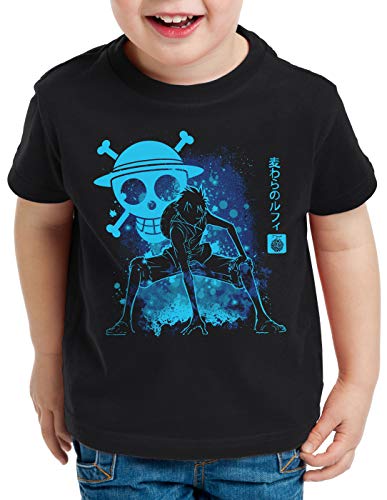 style3 Pirate Piece Madness T-Shirt für Kinder one Anime Piece japanisch, Größe:116 von style3